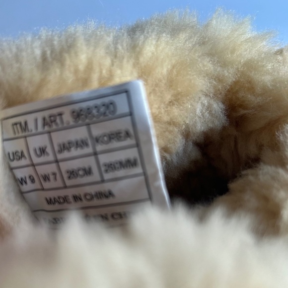 Unbranded Tan Suede Genuine Leather Sheepskin Lining Mid Calf Boots size 9 - Picture 8 of 14